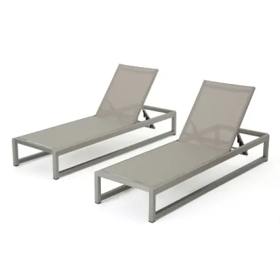 Gulches Classic Chaise Lounge Set of 2, Ideal for Sunbathing and Relaxing, Assembly Required, Includes Instructions and Tools, Made in China image {8}