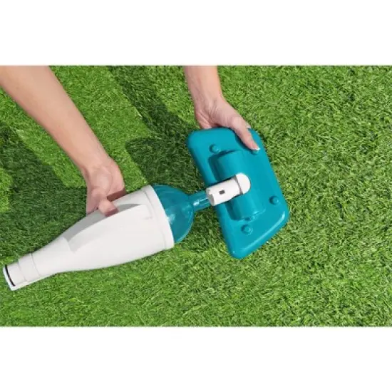 Bestway Flowclear AquaCrawl 88" Pool Vacuum for 15' Above Ground Pools with Removable Debris Bag, Suction Nozzle, Skimmer Head, and Adapters, 2 Pack image {5}