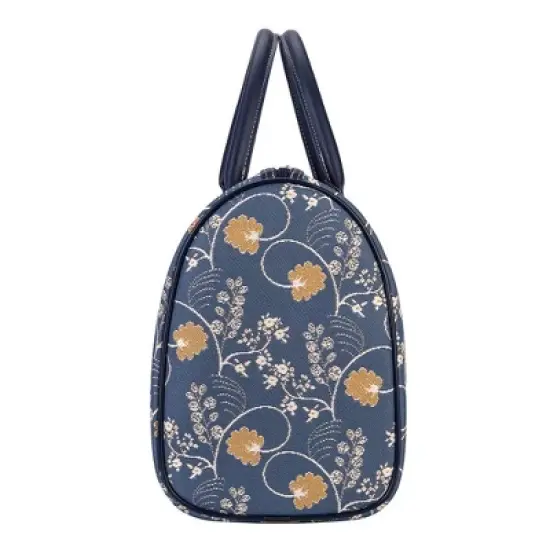 Signare USA Jane Austen Blue Travel Bag image {4}