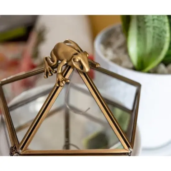 Ukonic Harry Potter Gold Chocolate Frog Jewelry Box Storage Case Organizer image {4}