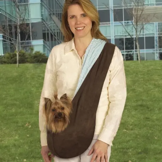 East Side Collection Reversible Polyester Sling Pet Carriers image {2}