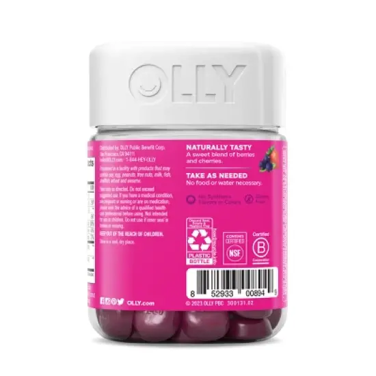 OLLY Active Immunity + Elderberry Gummy Supplement - 0.48lb/45ct image {4}