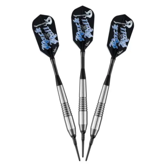 Viper Rock and Roll Soft Tip Darts and Deluxe Dart Case - Black image {1}