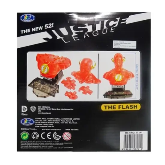 Eaglemoss Limited DC The Flash 72 Piece 3D Jigsaw Puzzle | Crystal Color image {2}