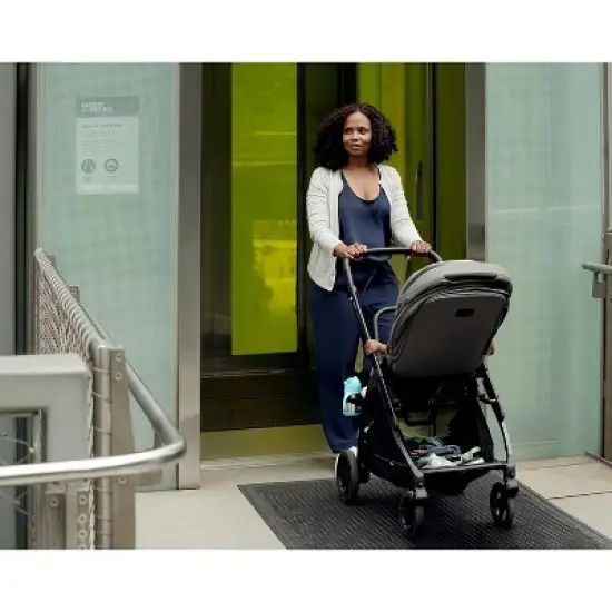 Inglesina Electa Full Size Baby Stroller - Lightweight at 19 lbs, Reversible Seat, Compact Fold, One-Handed Open & Close - Chelsea Gray image {3}