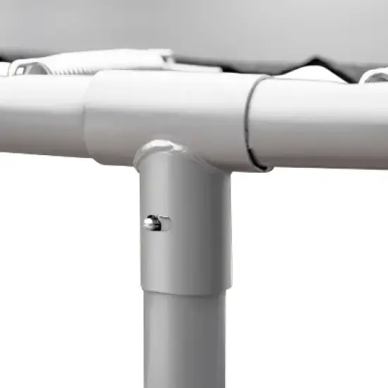 BestParts 14FT Trampoline with Basketball Hoop, Ladder & Safety Enclosure &ndash; Orange image {6}