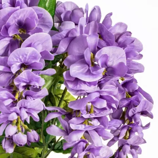 Vickerman 19" Artificial Wisteria Bush image {1}
