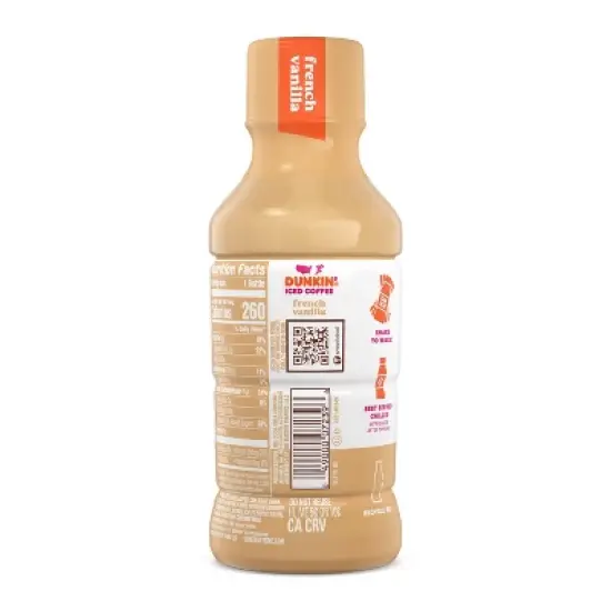 Dunkin Donuts French Vanilla - 13.7 fl oz Bottle image {8}