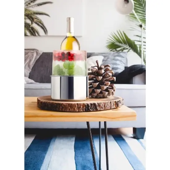 Final Touch Stainless Steel Ice Bottle Chiller image {3}