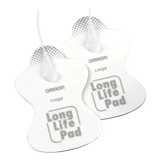 Omron&reg; ElectroTHERAPY TENS Long Life Pads&trade;, Large in White image {4}