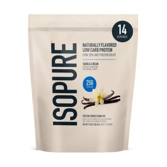 Isopure Low Carb Tahitian 1lb - Vanilla: Whey Protein Isolate, 25g Protein image {9}