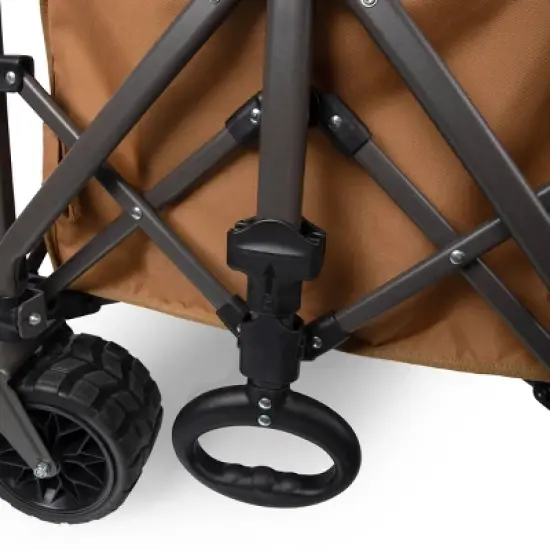 Oniva Wilderness All Terrain Outdoor Folding Wagon - Brown/Gray image {5}
