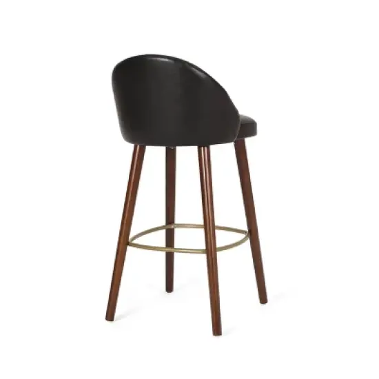 2pc Cullimore Contemporary Channel Stitch Counter Height Barstools - Christopher Knight Home image {3}