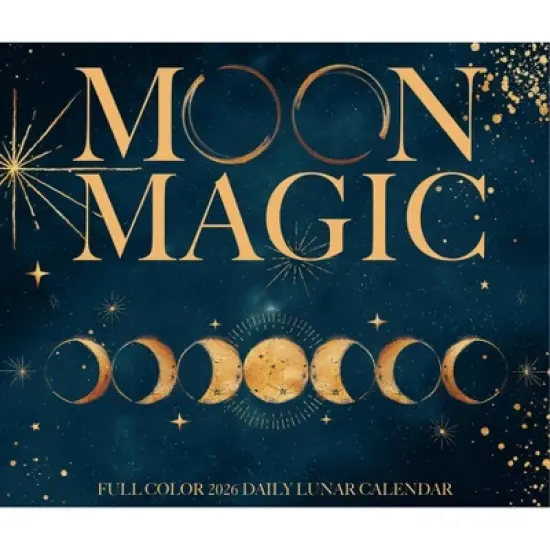 Willow Creek Press 5"x6.25" 2026 Moon Magic Box Calendar image {4}