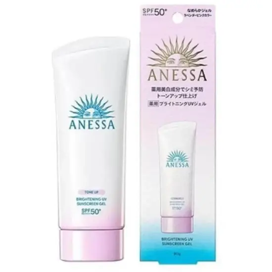 Anessa By Shiseido Tone Up Brightening UV Sunscreen Gel SPF 50+ PA++++ [90g] JAPAN | Sun Protection with Skin Tone Correction image {5}