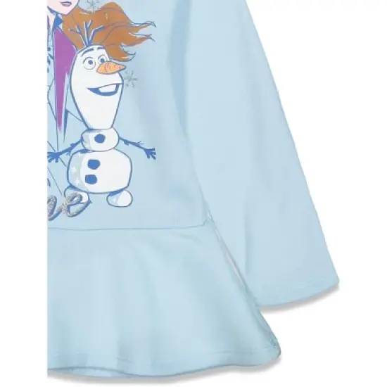 Disney Frozen Elsa Girls Fleece Hoodie and Leggings Outfit Set Toddler image {6}