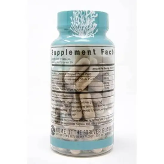 Nutri Sea Moss Complex 1400mg with Black Pepper Dietary Supplements Capsules - 60ct image {3}