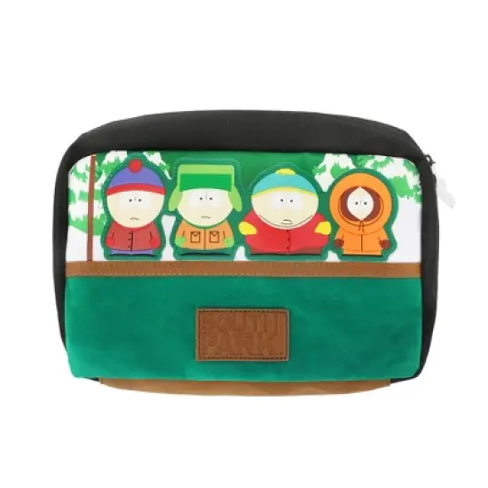 South Park Main Characters 10" Green Toiletry Bag image {7}