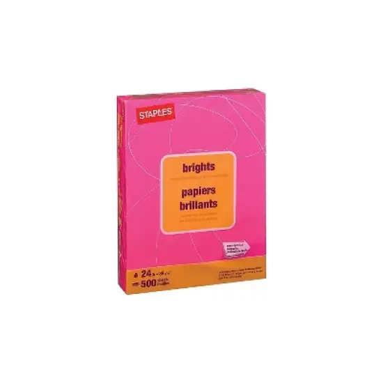 MyOfficeInnovations Brights 24 lb. Colored Paper Fuchsia 500/Ream (20109) 733095 image {1}