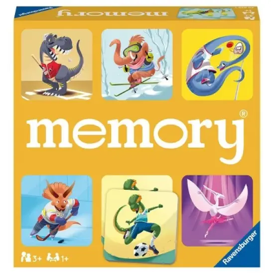 Ravensburger memory: Dinosaur Sports Board Game image {1}
