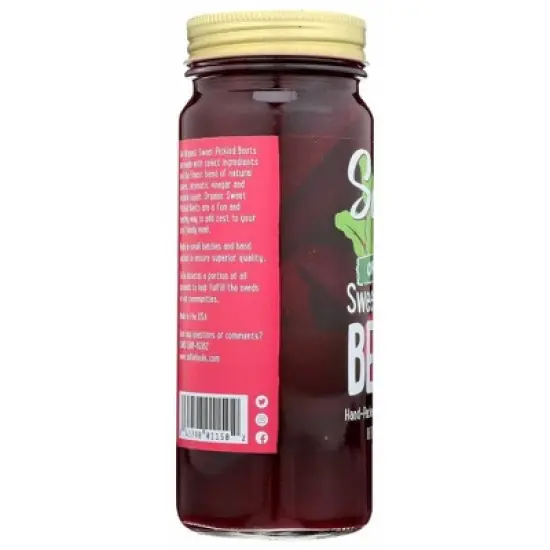 Safie Organic Sweet Pickled Beets - Case of 6/16 oz image {4}