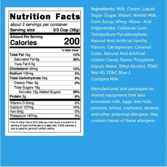 Arctic Farms Freeze Dried Ice Cream That Does Not Melt (Bits) (Cotton Candy Pink) image {3}