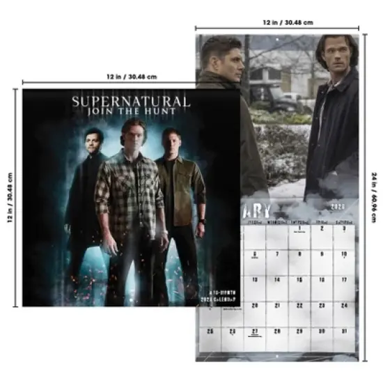 Trends International 2026 Supernatural 12"x12" Wall Calendar image {6}