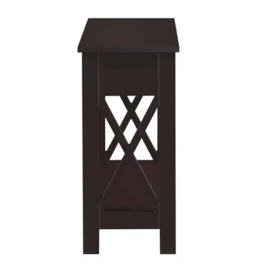 Oxford Flip Top End Table with Charging Station - Breighton Home image {6}
