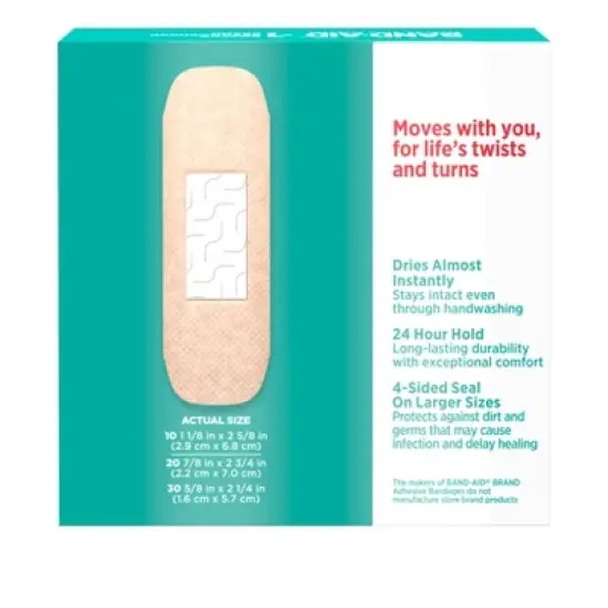 Band-Aid Skin-Flex Assorted Sizes Adhesive Bandages - 60ct image {1}