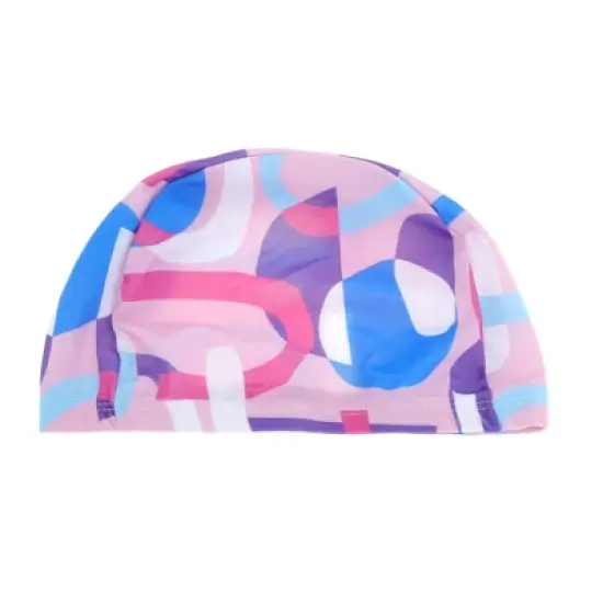 Unique Bargains Nylon Irregular Geometric Swim Cap 1 Pc image {5}