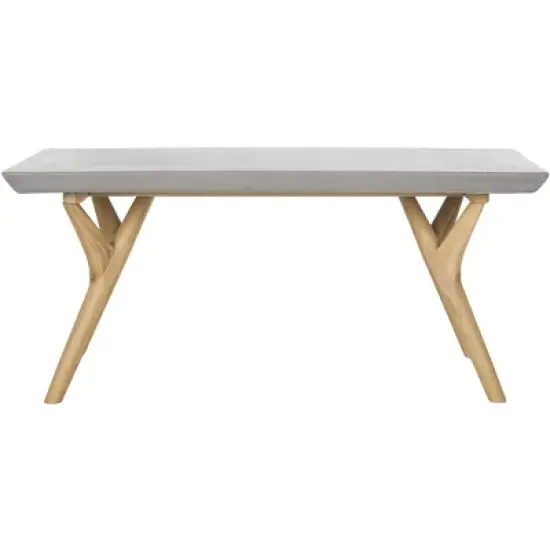 Pacey Coffee Table - Indoor/Outdoor - VNN1018 - Dark Grey - Safavieh image {7}