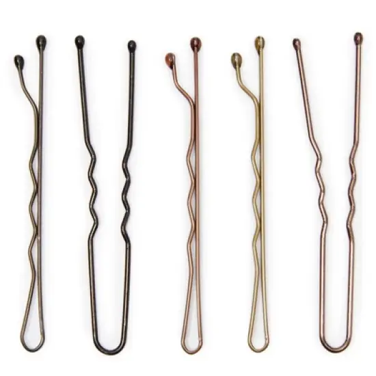 Okuna Outpost 360 Pieces U Shaped Hair Pins with Case, Hair Accessories for Women Girls (2 In, 4 Colors) image {3}