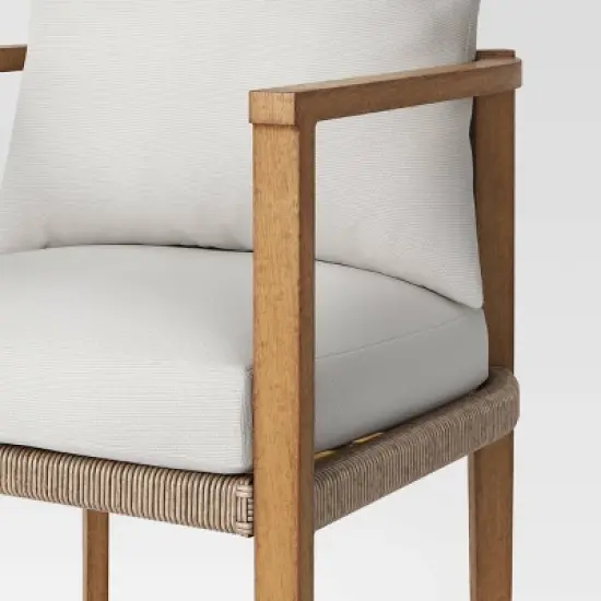 3pc Pasadena Patio Chat Set Gray - Threshold&trade; designed with Studio McGee image {5}