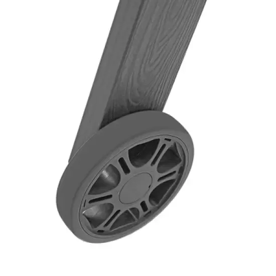 Arceso Chaise Lounge Chair Outdoor, HDPS and HDPE Wicker Material, Patio Lounge Chair with Adjustable Backrest, Resin Pool Lounge Chairs with Wheels. image {7}