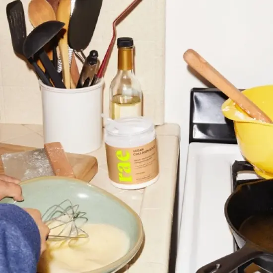 Rae Vegan Collagen Boost Dietary Supplement Bulk Powder for Natural Collagen Production - Unflavored - 9.5oz image {4}