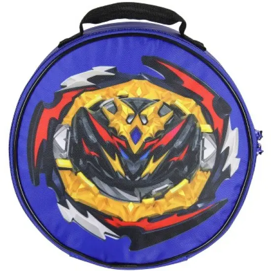 Beyblade Burst Show Bel Daizora Dynamite Blade Single Compartment Lunch Box Bag Blue image {2}