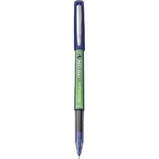 Pilot Precise V5 BeGreen Rollerball Pens Extra Fine Point Blue Ink 752375 image {1}