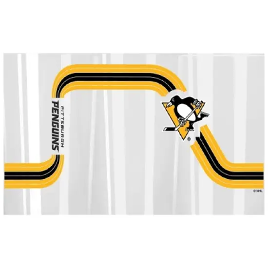 NHL Pittsburgh Penguins Retro Wave Pint Glass - 16oz image {2}