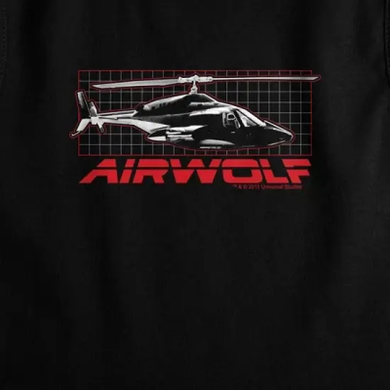 Women's Airwolf Grid Sleeveless Crop Top Tank image {1}