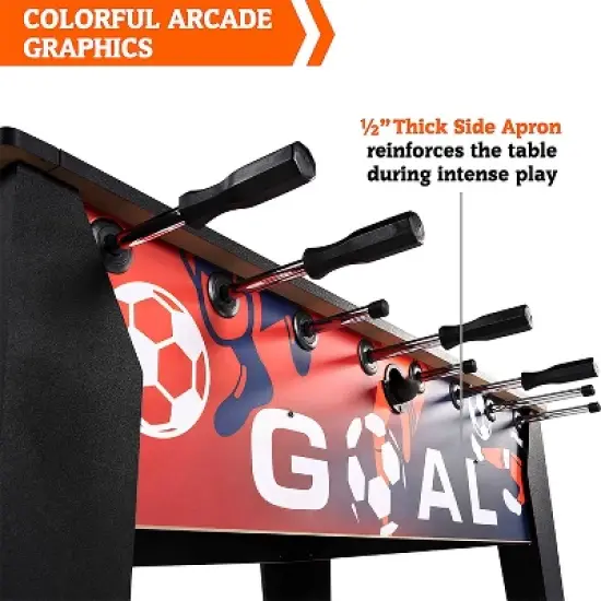 Hall of Games 54'' Arcade Foosball Table image {3}