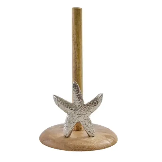 Split P Silver Starfish Paper Towel Holder image {3}