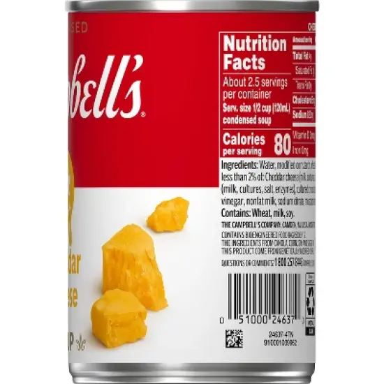 Campbell's Condensed Cheddar Cheese Soup - 10.5oz image {9}