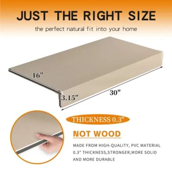 KTMBDW Wire Shelf Covers, Bamboo Wire Rack Covers for Pantry, Closet (5pcs, 30" W x 16" D) image {3}