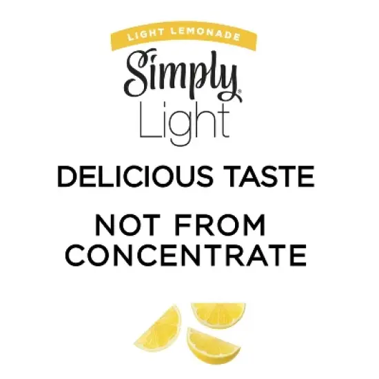 Simply Light Lemonade Juice Drink - 52 fl oz image {9}