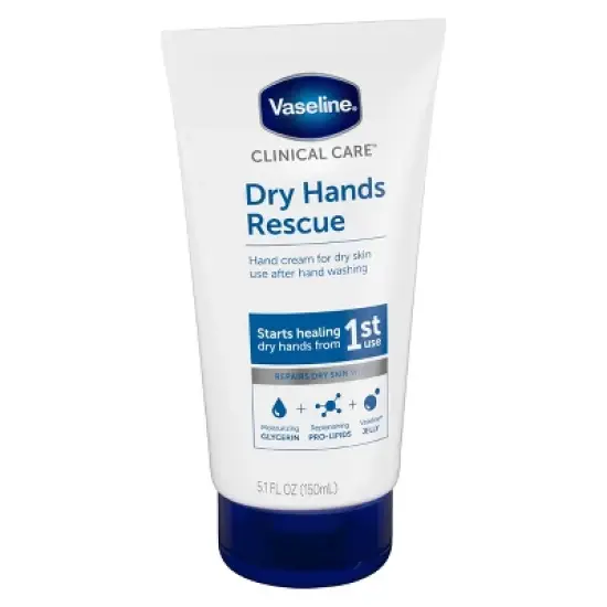 Vaseline Dry Hands Rescue Hand Lotion Unscented - 5.1 fl oz image {2}