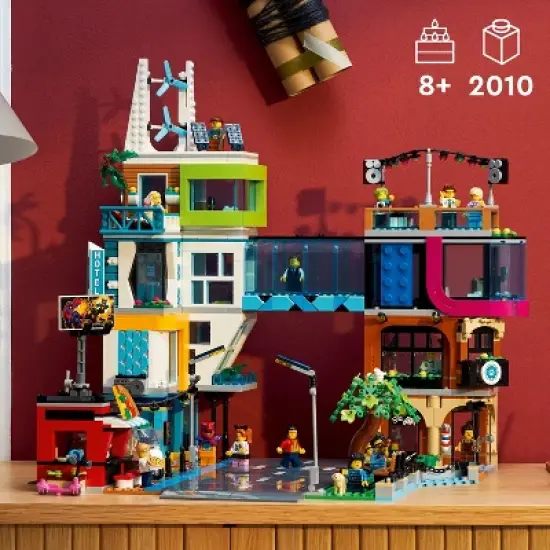 LEGO City Downtown Modular Building Toy Set 60380 image {1}