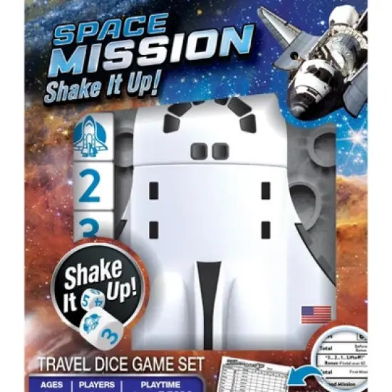 MasterPieces Space Mission Shake It Up Dice Game for Families and Kids Ages 6 and Up image {1}