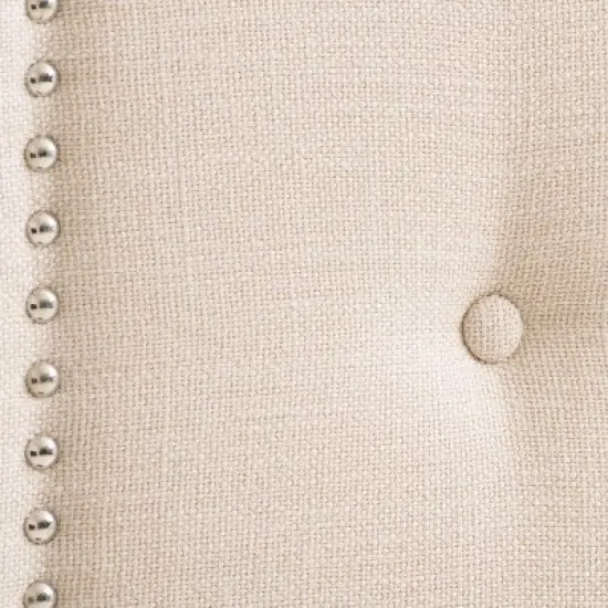 Aspen Headboard with Nailhead Trim - CorLiving image {4}