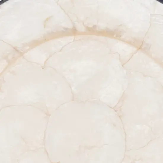 Saro Lifestyle Polished Capiz Charger Plate (Set of 4) image {3}