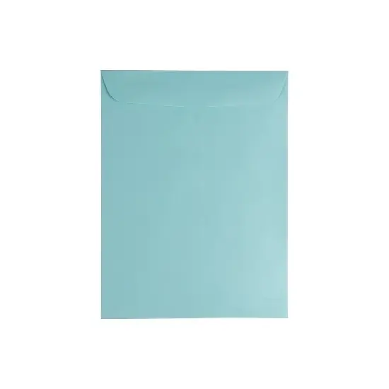 JAM Paper 9 x 12 Open End Catalog Envelopes Aqua Blue 25/Pack (31287530) image {2}